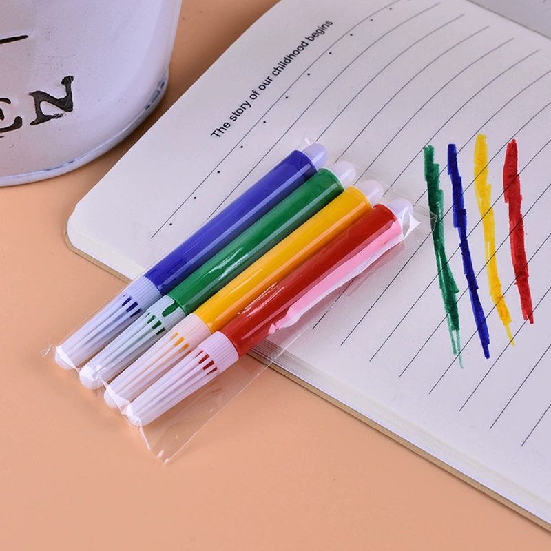 Мини четыре цвета акварельной ручки для детей для рисования короткие цветные ручки 8.5cm набор яиц акварельной ручки 4 только для инструментов рисования
