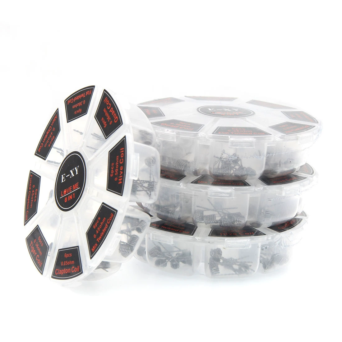 Готовый нагревательный провод RDA восемь в одном, причудливый нагревательный провод в форме катушек Prebult