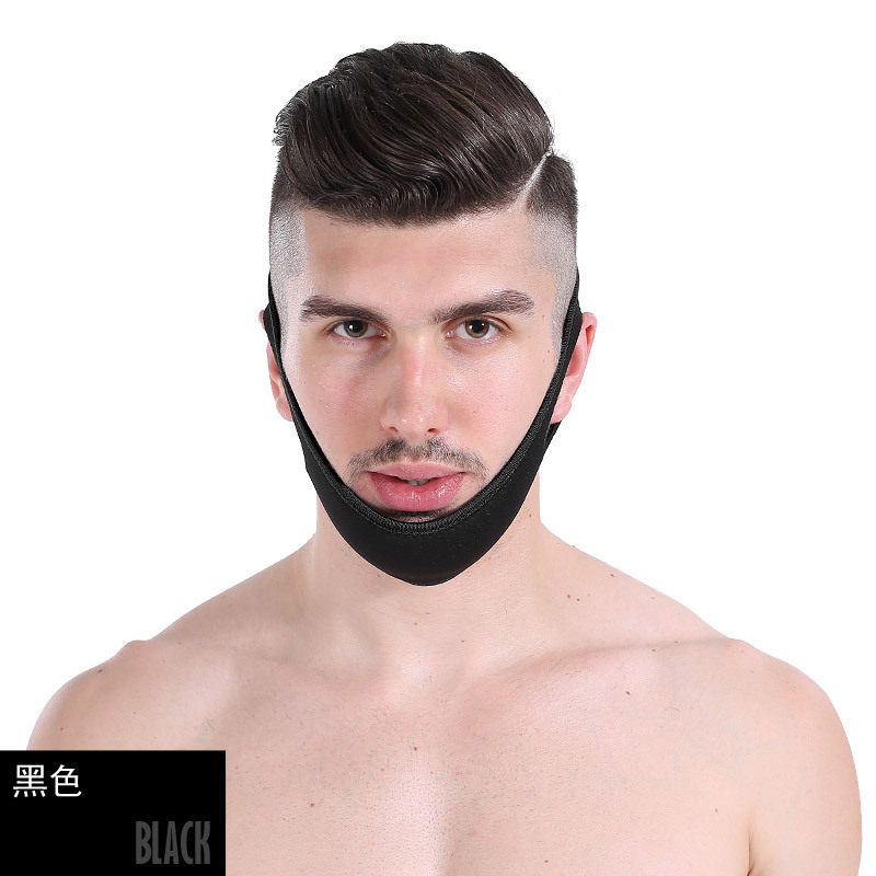 Cinturón de ronquidos para hombres y mujeres Cinturón antirronquidos Cinturón de trapeador de barbilla Cinturón de mentón antirronquidos Prevenir la dislocación de la barbilla Cinturón de apoyo