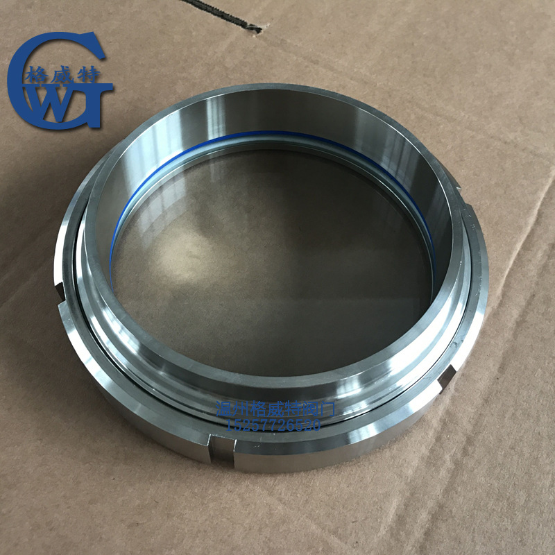 温州格威特 卫生级活接视镜 食品级管道视镜 流量显示器