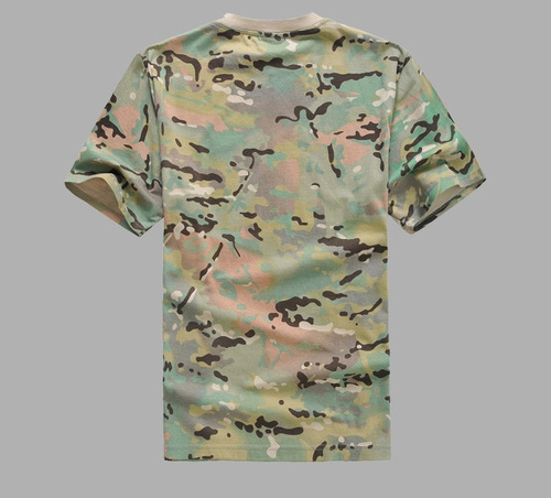Mountain Combat Camouflage Short-Sleeve T-Shirt Military Camouflage Uniform T-Shirt Sweatshirt Training Uniform Crew Neck T-Shirt Special Forces T-Shirt for Men and Women