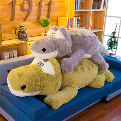 Crocodile Plush Toy Cartoon Sleeping Pillow Creative Doll Girls Valentine’s Day Gift Internet Celebrity Gift