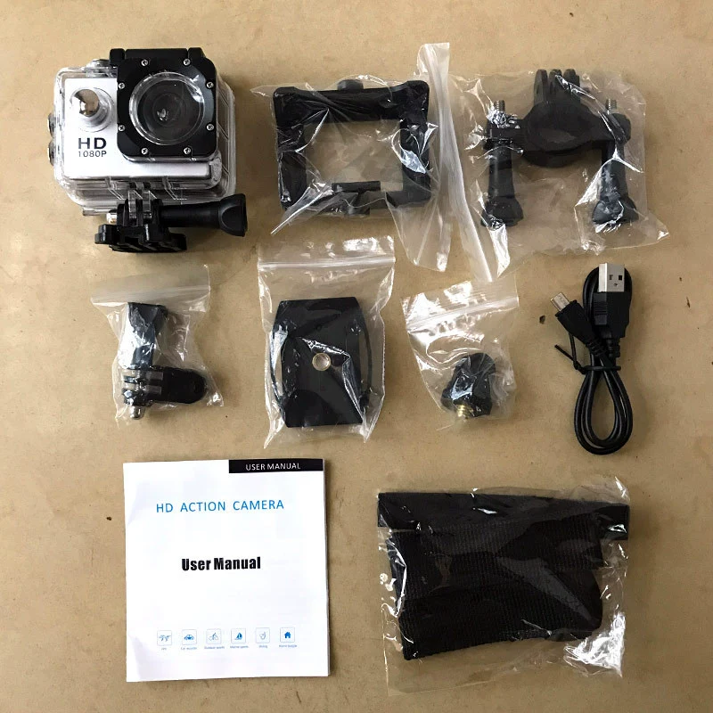 Камера Lingtong SJ4000 для горного спорта водонепроницаемая камера ActionCamera Record Aerial DV для собак