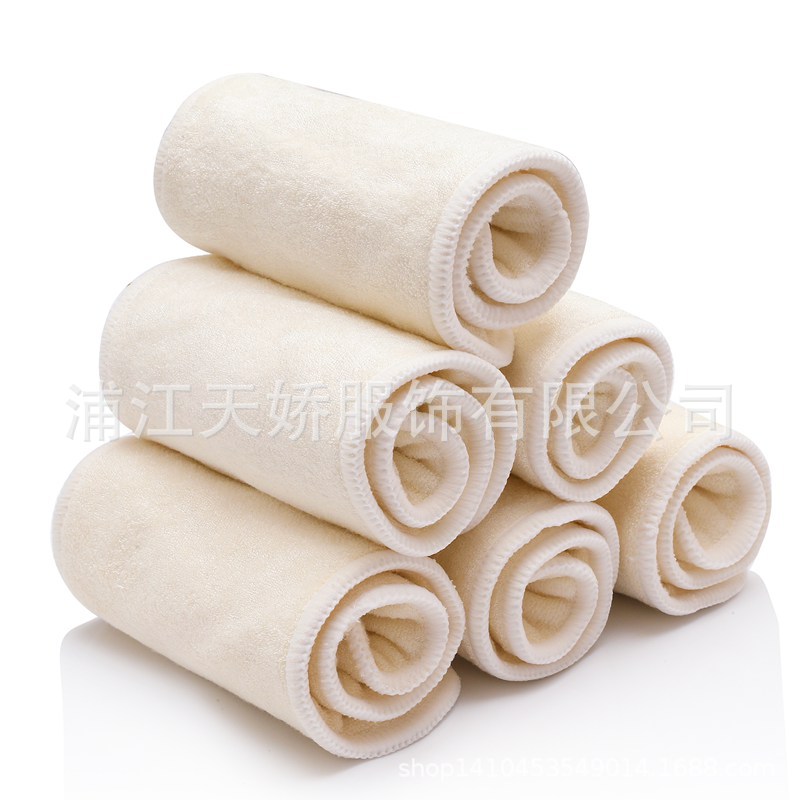 Four-layer bamboo fiber superfine diapers washable baby diapers reusable diaper manufacturers spot direct supply