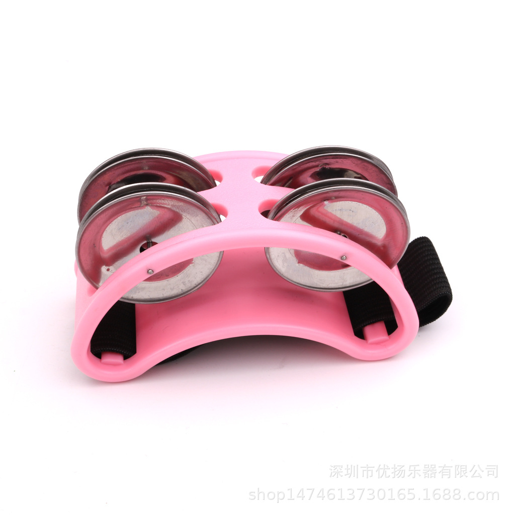 Pie campana pie campana sonajero percusión accesorios tarjeta macro pie campana tambor tarjeta Hong tambor compañero pie pandereta