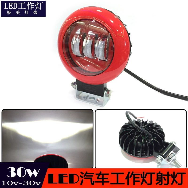 30W Wrangler рабочий свет 9LED 30W Автомобильный светодиодный рабочий свет внедорожник Мотоцикл прожектор противотуманный свет