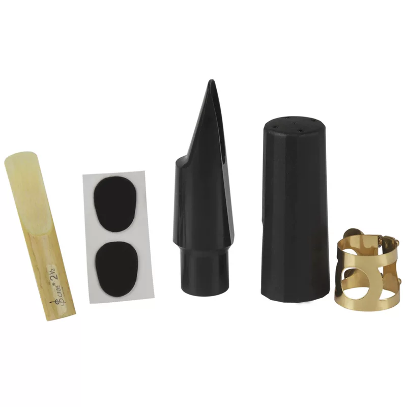 Second Zhongyin Sax flute head suit+card+card hat+whistle+tooth cushion saxophone accessories wholesale