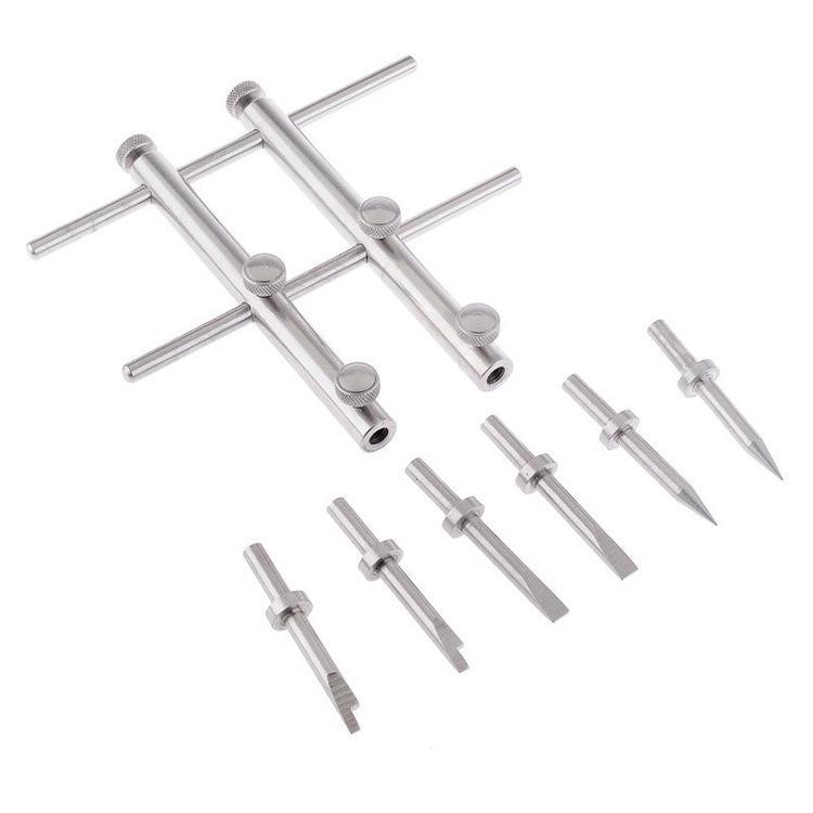 Herramienta de reparación de lentes de cámara aplicable llave de ticker herramienta de conformación de rosca de lente herramienta de reparación tres conjuntos de cabezas