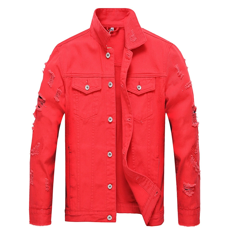 Джинсовая куртка, европейский стиль, slim fit, панк-стиль