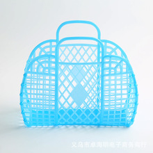 塑料手提置物篮沐浴篮子卫浴收纳篮储物篮洗澡筐塑料收纳筐