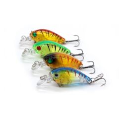 Rock-n-Roll Little Fat Boy Lure Mini Fake Fish Lure 4g4.8cm Plastic Simulation Fake Lure Fishing Tackle Wholesale