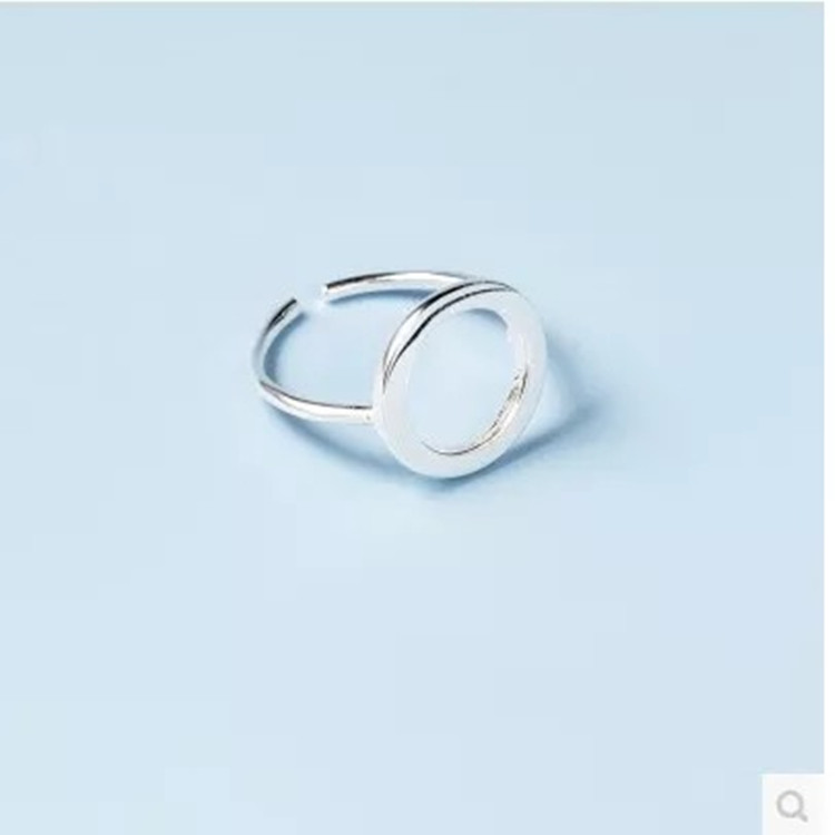 S925 Sterling Silver Open Ring Women Casual Daily Wear