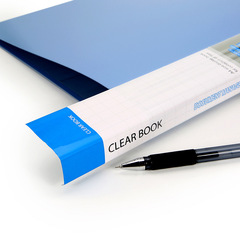 Huajie Factory Wholesale A4 Plastic Folders PP Document Cases Lepu Brackets Page Dividers Transparent Insert Books