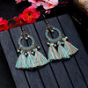 Accessory, fashionable metal earrings, jewelry, boho style, European style, wholesale