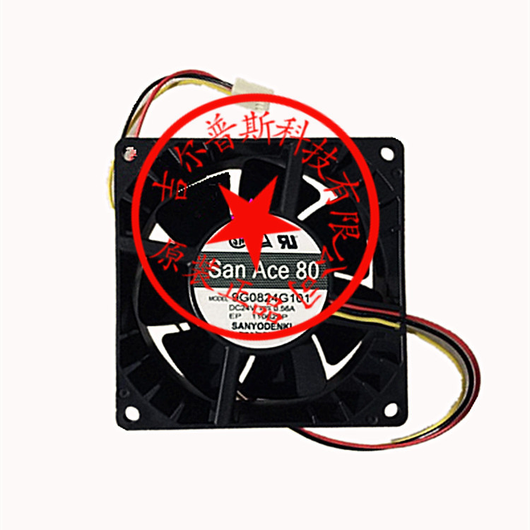 原装正品 9G0824G1D01 24V 0.56A 80*80*38MM 3线 轴流风扇