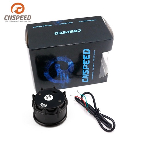 Direct Manufacturer Supply 12V Car Modification Instrument 2-inch (52mm) Blue Light Universal with Digital RPM Meter Black Case