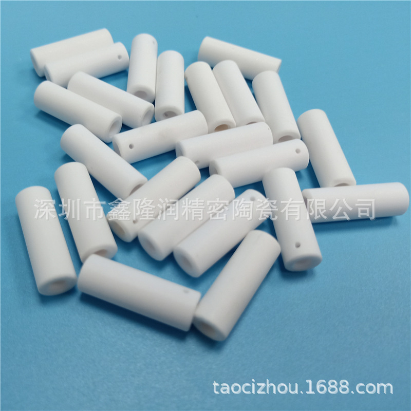 氧化铝陶瓷管热电偶保护管精密氧化铝氧化锆陶瓷异形件加工
