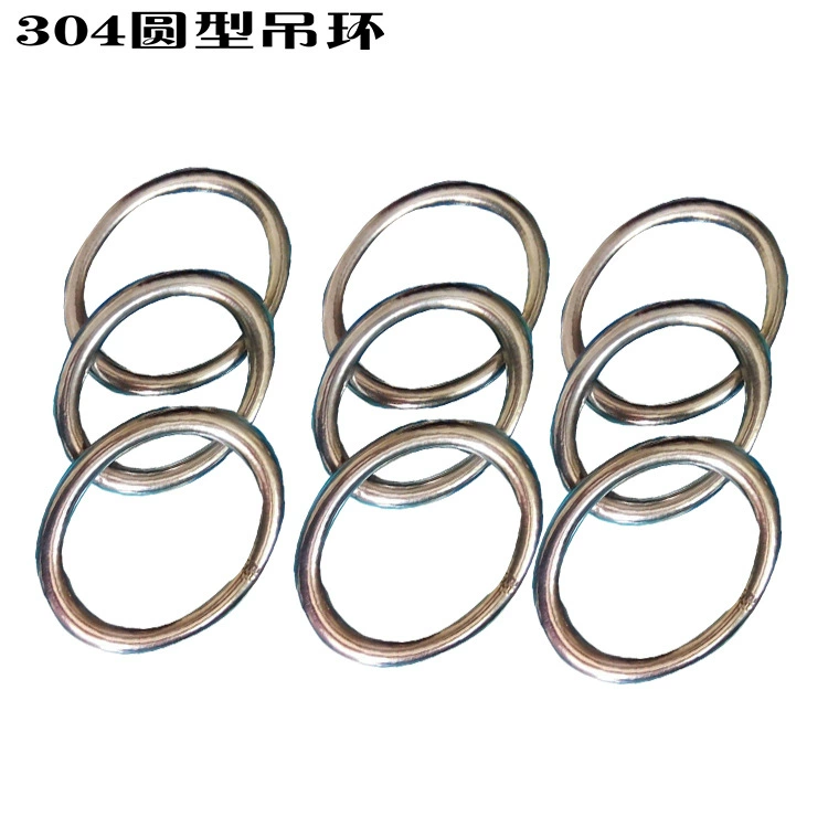Кольцо из нержавеющей стали 304 Solid welding O-образное стальное кольцо для ручки удочки сетки ловушки крепление подвесное кольцо на заводе