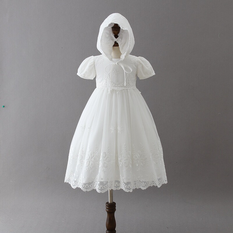 Maggie Women's Baby Extended Wash Dress Children's Full Moon Wine Dress Wedding Dress Dress Performance Dress