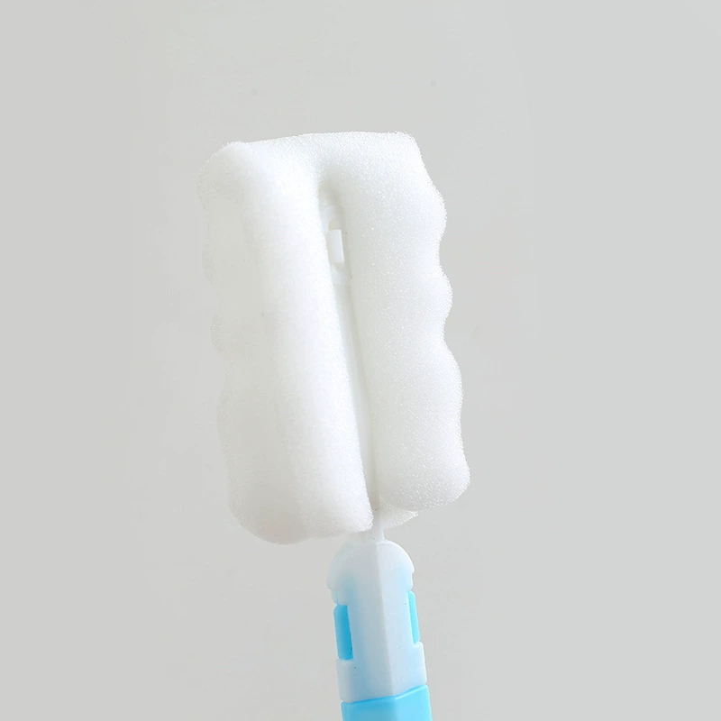 T colorful, thickened, disassembled, washing cup brush plastic without hurting hands, strong handle, long handle to decontanize the cup brush