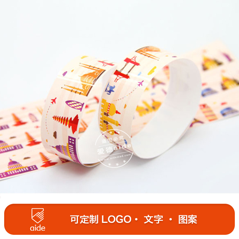 Disposable children's synthesized bracelet for amusement parks