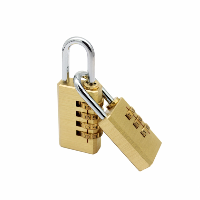 真鍮ミニバッグ4輪パスワードロック税関荷物ロッカー小パスワードホイールロックメーカー直販|undefined