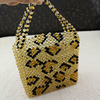 Brand woven diverse brainteaser with beads, bag, handmade, 2021 collection