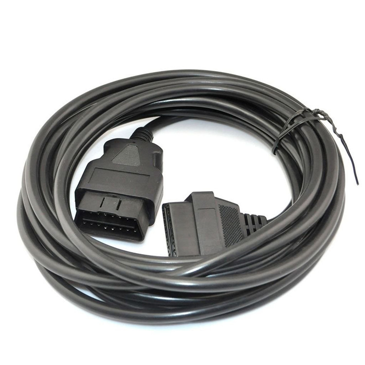 OBD2 公对母 延长线 OBDII 16-Pin Extension  Cable Connector