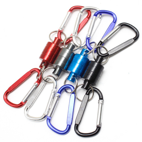 Magnetic buckle, magnetic carabiner, portable buckle, outdoor fishing and mountaineering wireless rope