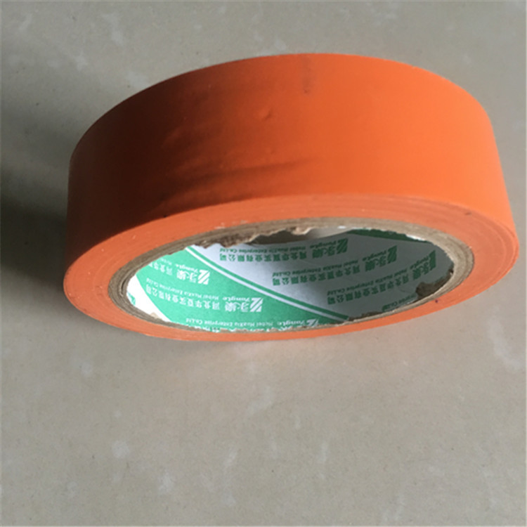 PVC橙色警示胶带 地板胶带标识胶带地面划线胶带
