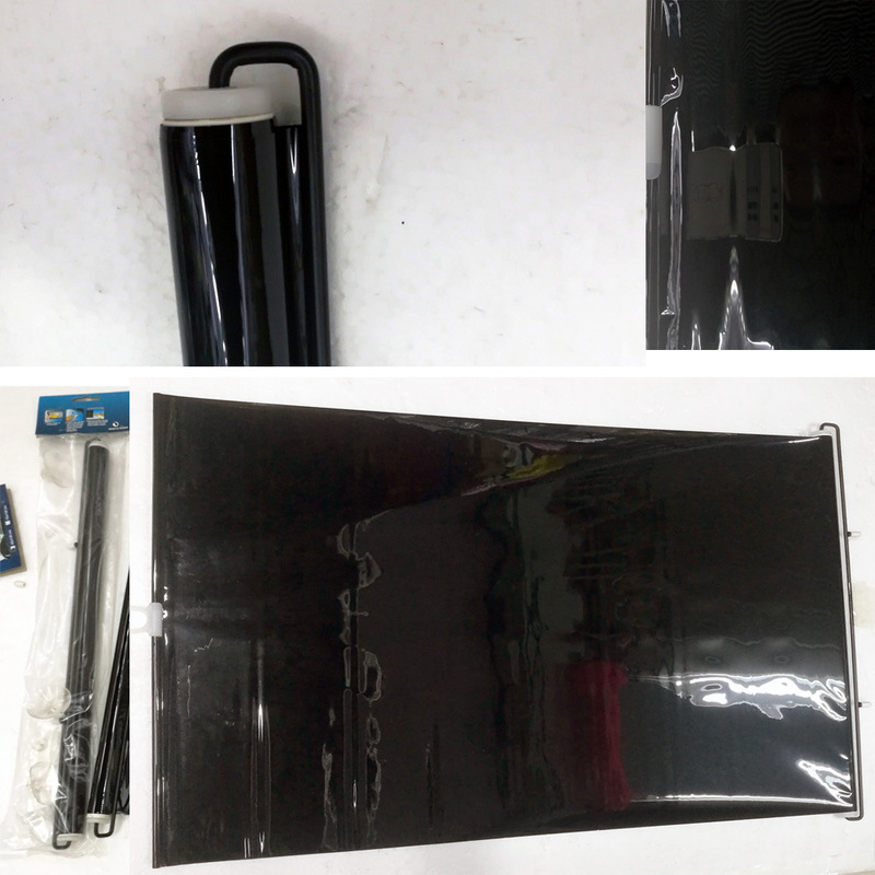 Car Sunshade Retractable Sunshade Roll Curtain Sunshade Curtain Front Automatic Roll Curtain 42*130cm