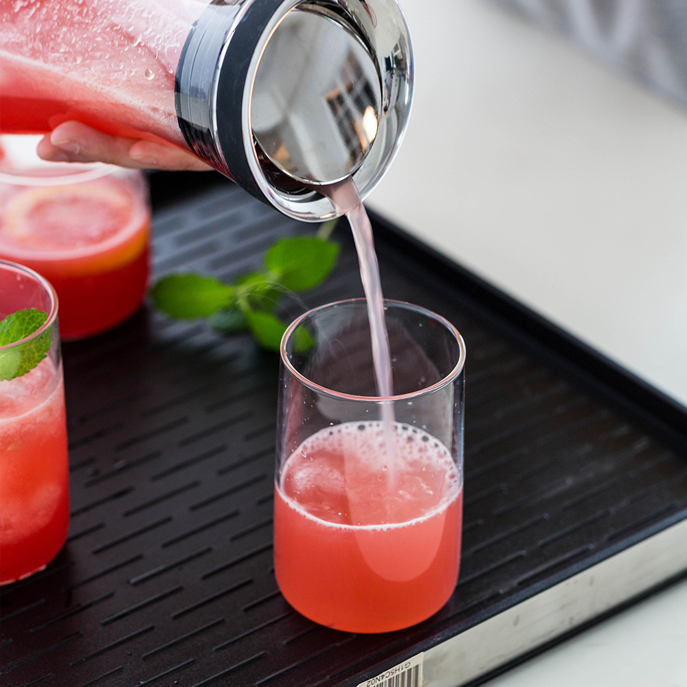 Transfronteriza Amazonas vidrio resistente a altas temperaturas botella de agua fría olla doméstica resistente al calor botella de agua fría de alta boro botella de agua olla de jugo botella de agua