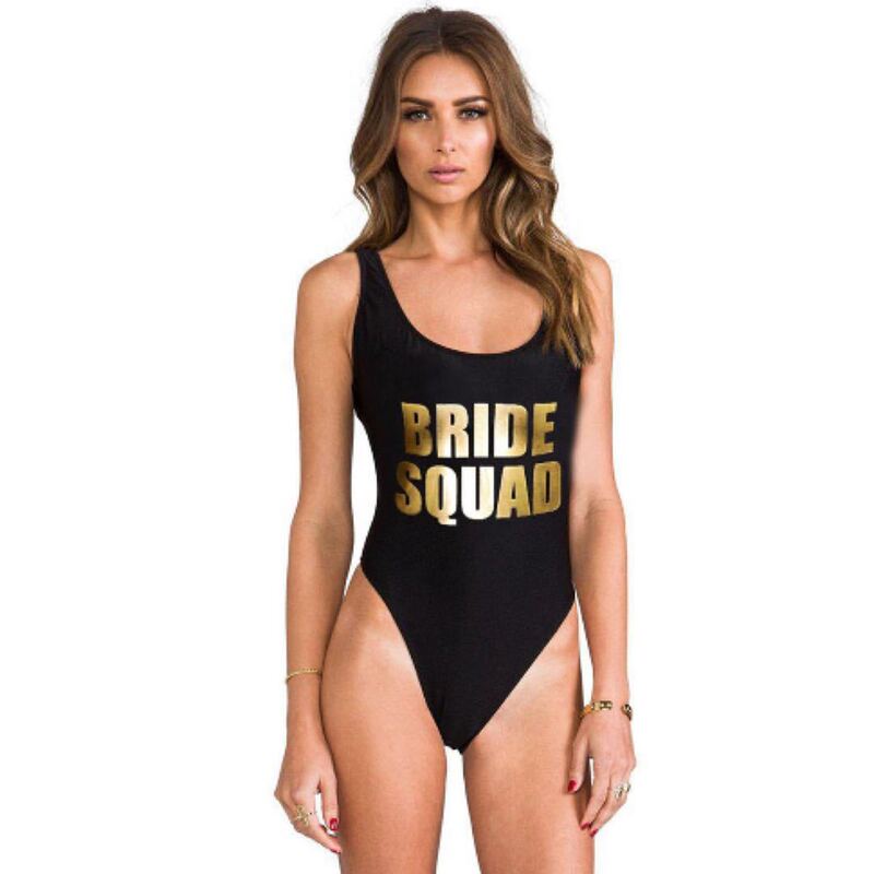 Cross-Border Wholesale Swimwear European and American Bride Squad Gold Print One-Piece Swimsuit Popular Swimwear One-Piece Swimsuit Cross-Border Wholesale Swimwear European and American Bride Squad Gold Print One-Piece Swimsuit Popular Swimwear One-Piece Swimsuit