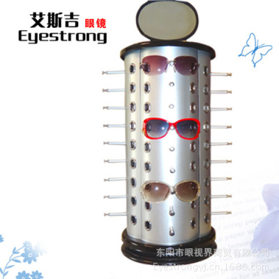 厂家直销桌面柜台太阳眼镜展示架 现货批发商品旋转展览架 广告架|ms
