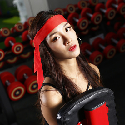Bandage-style run yoga motion Sweat Scarf men and women F activity gift Open Hairdo Hair band