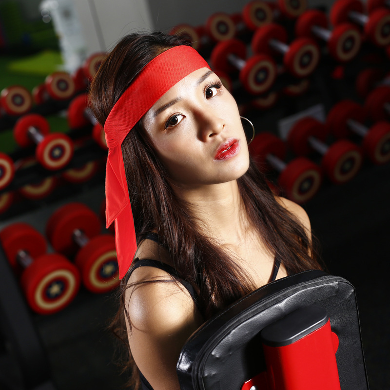 Bandage-style run yoga motion Sweat Scarf men and women F activity gift Open Hairdo Hair band