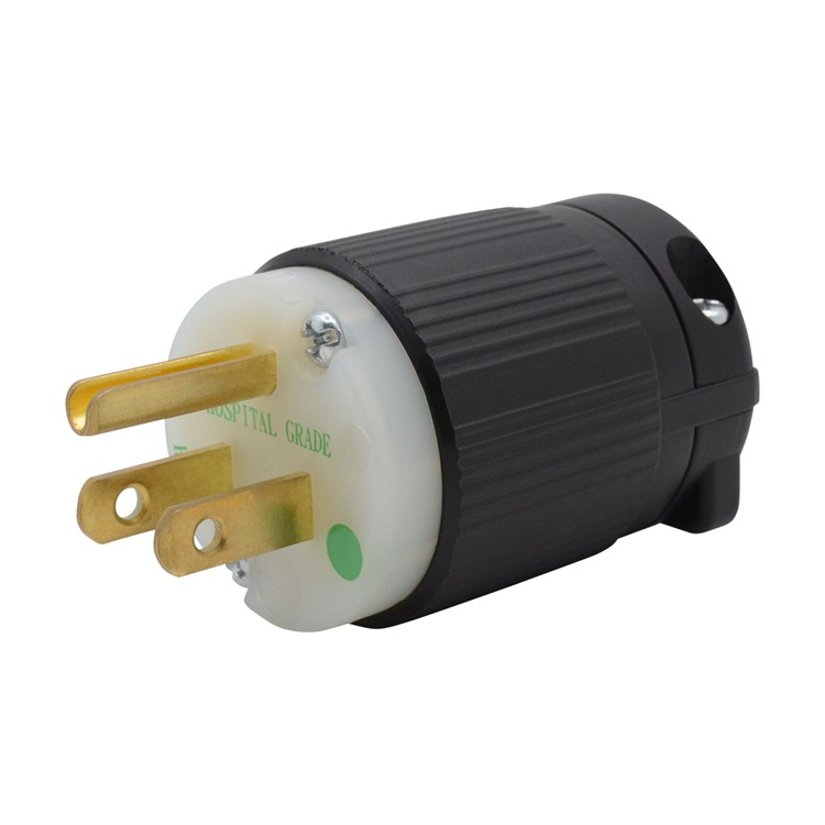 医疗级NMEA5-15P美标15A 125V接线组装插头