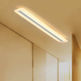 跨境LED吸顶灯长方形过道灯入户走廊玄关阳台灯办公室书房客厅灯