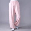 Fuchsia trousers, cotton and linen