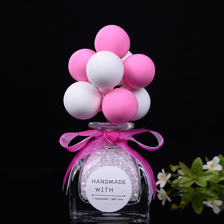 Primer amor sabor confesión creativa globo botella de vidrio adorno femenino tablero de instrumentos adorno consola central adorno interior