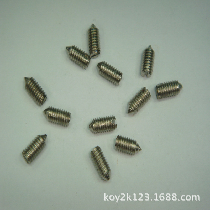 GB171一字尖端紧定机米螺钉2*6 紧定螺丝