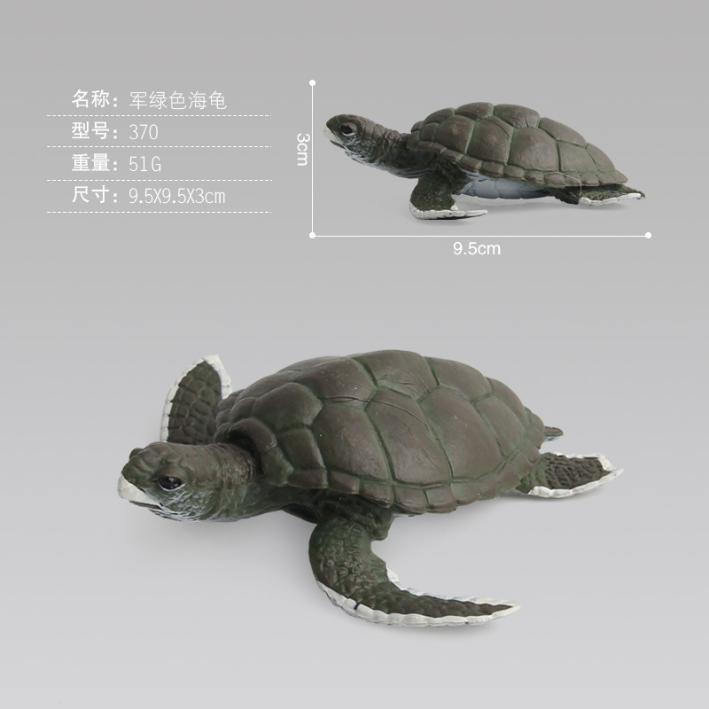 Venta caliente transfronteriza simulación animal marino modelo sólido delfín pez payasos tortuga tiburón adornos creativos