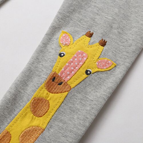 2025 Spring and Autumn European and American Girls Leggings, Knitted Cotton Children's Outerwear Pants for Dropshipping
