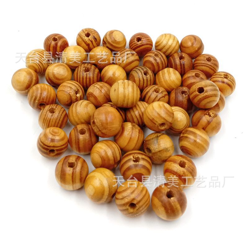 20mm cuentas de pino 50 piezas en un paquete