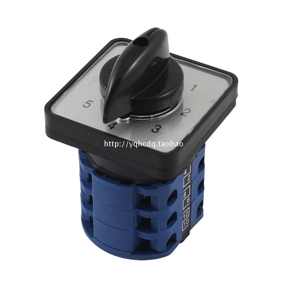 万能转换开关CA10 0-5档组合开关 档位开关 5档3节选