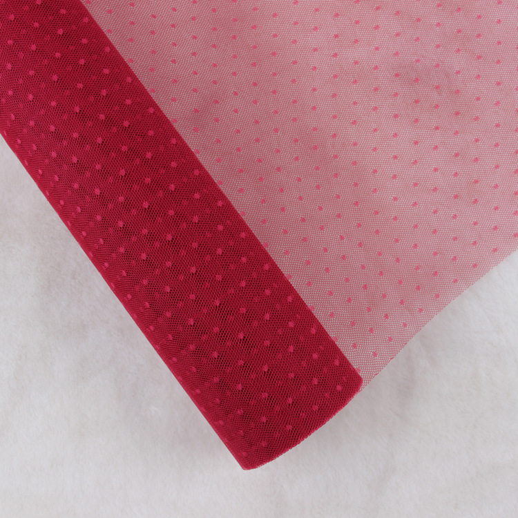 Nueva Corea del Sur multicolor translúcido malla punto hilo boda flor tienda Rosa ramo malla material de papel de embalaje