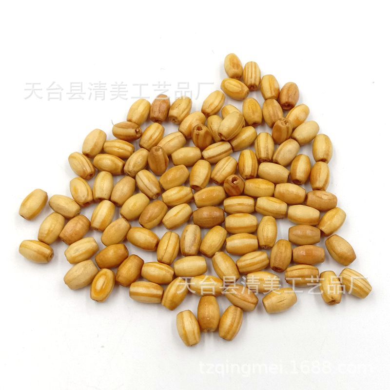 8*5mm cuentas de arroz de pino