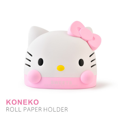 RB263-2 Small KITTY tissue tube KT paper roll cartoon cartoon tissue box KITTY tissue storage tube