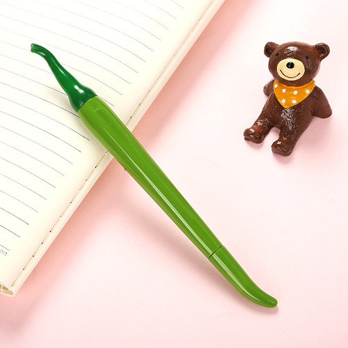 Cute simulated chili gel pen, creative office stationery needle tube, water-based signature pen, student cartoon pen wholesale