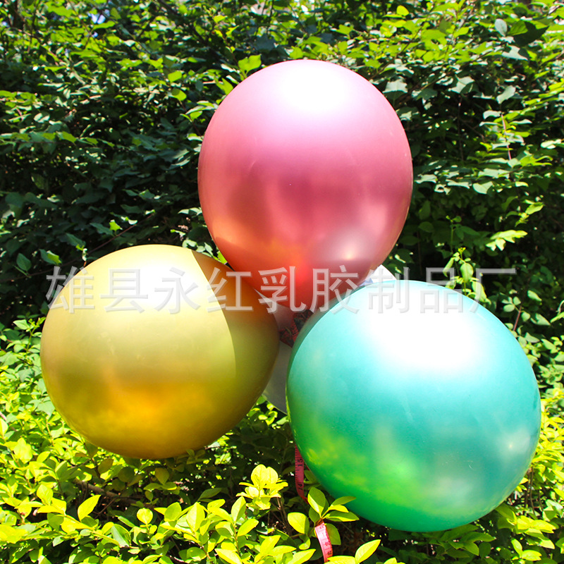 Globo metálico de látex de 14 pulgadas de grosor, 3.5g, para decoración de bodas y fiestas, venta al por mayor y personalización.
